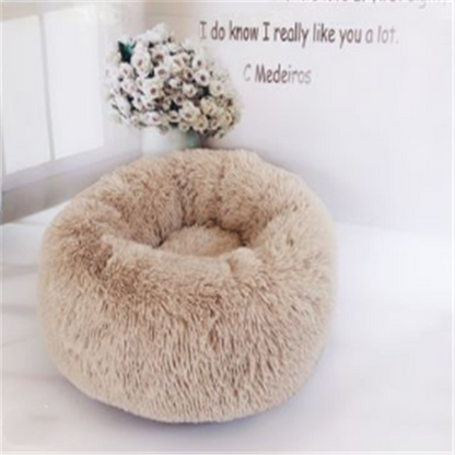 Donut Faux Fur Pet Bed - My Little Fresh