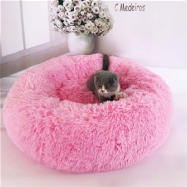 Donut Faux Fur Pet Bed - My Little Fresh