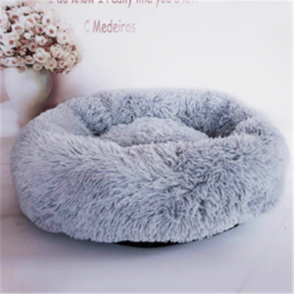 Donut Faux Fur Pet Bed - My Little Fresh