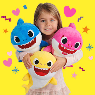 Baby Shark Singing Glow Doll - My Little Fresh