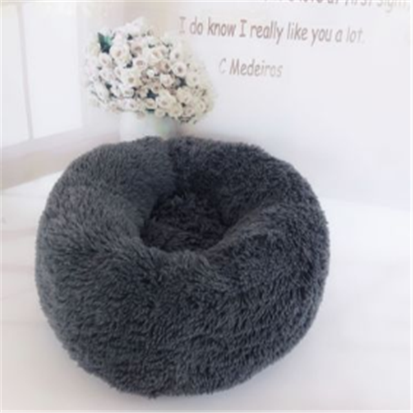 Donut Faux Fur Pet Bed - My Little Fresh