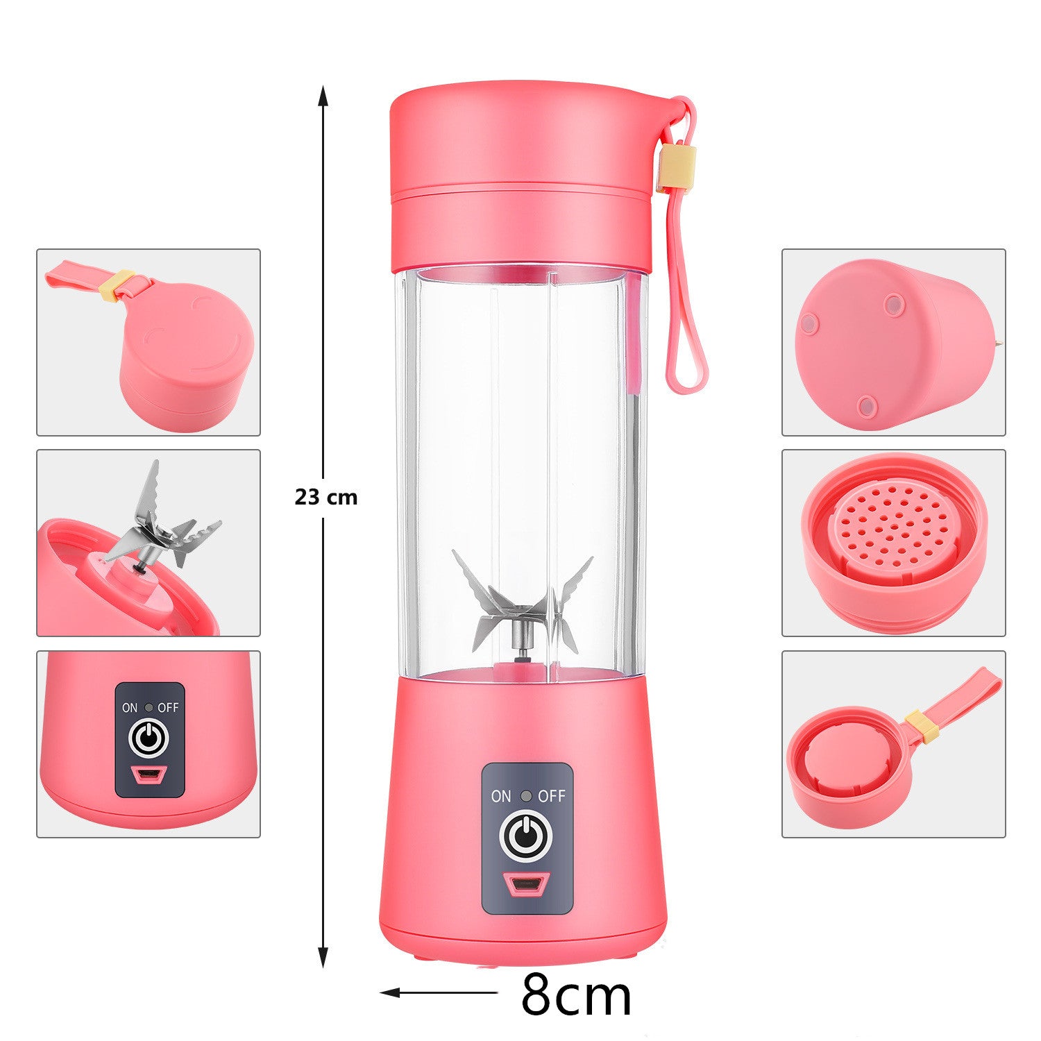 Portable USB Smoothie Juice Blender - My Little Fresh