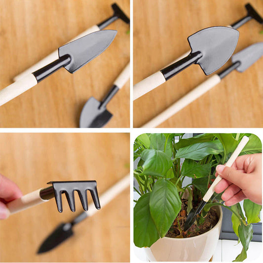 3 pcs Mini Shovel Spade Rake Garden Tool - My Little Fresh