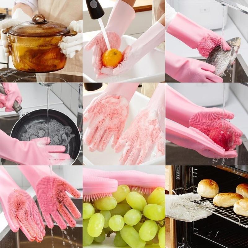 Silicone Dishwashing Gloves - My Little Fresh