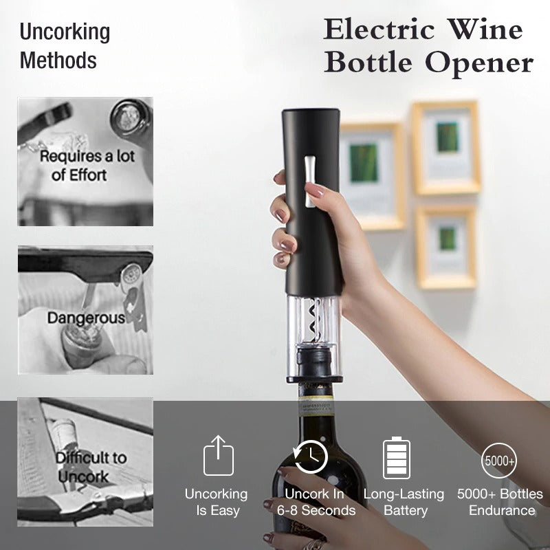 Electric Wine Bottle Opener - My Little Fresh