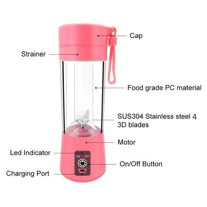 Portable USB Smoothie Juice Blender - My Little Fresh