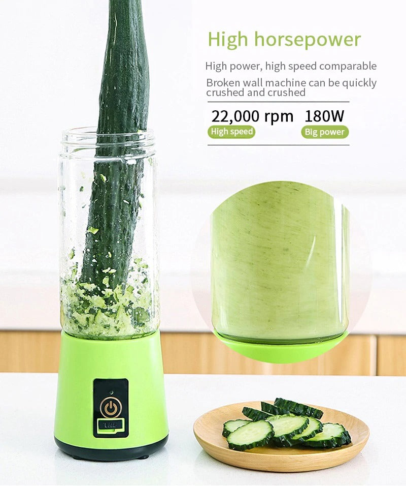 Portable USB Smoothie Juice Blender - My Little Fresh