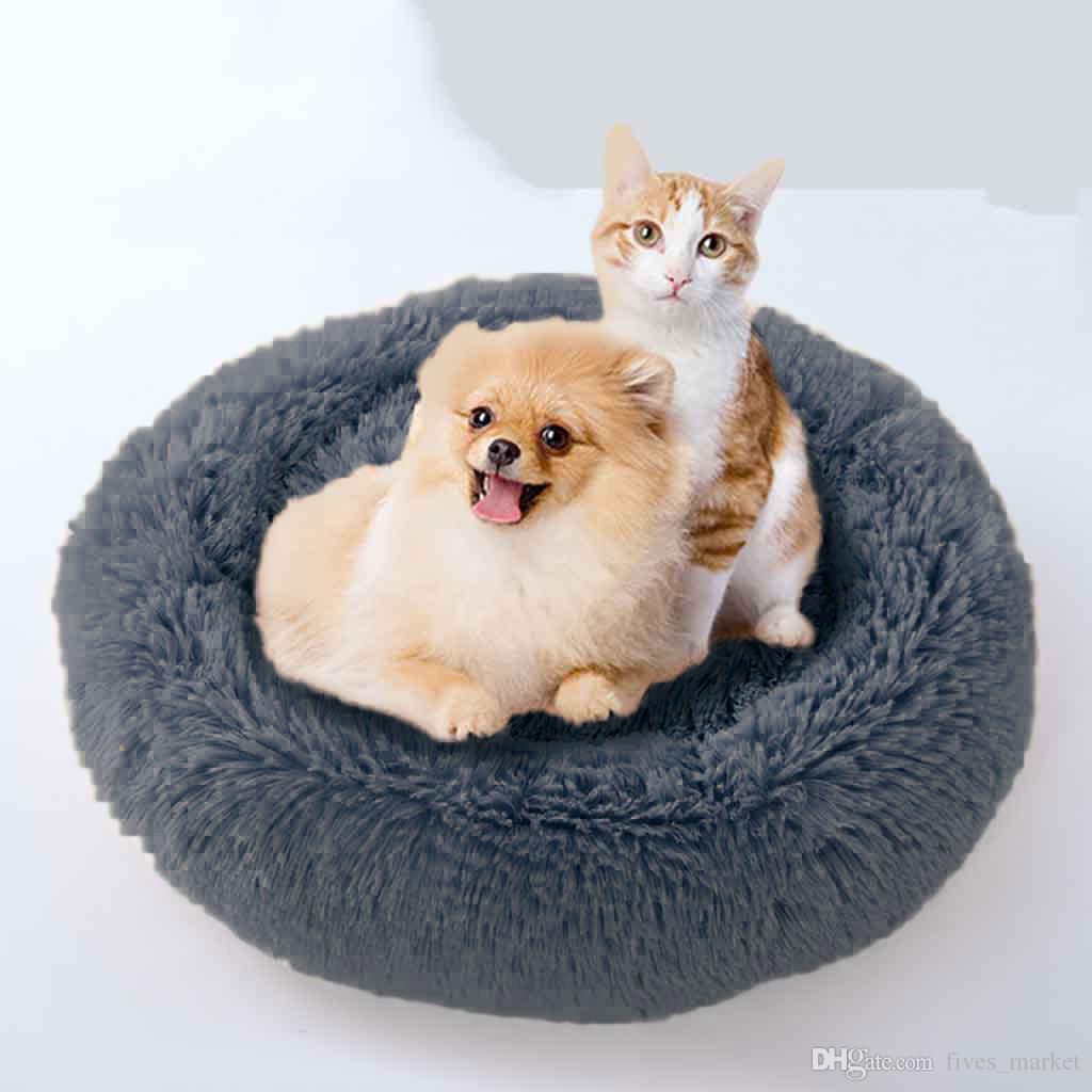 Donut Faux Fur Pet Bed - My Little Fresh