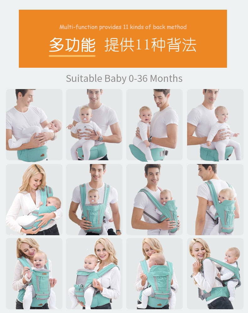 Ergonomic Baby Carrier Backpack - My Little Fresh