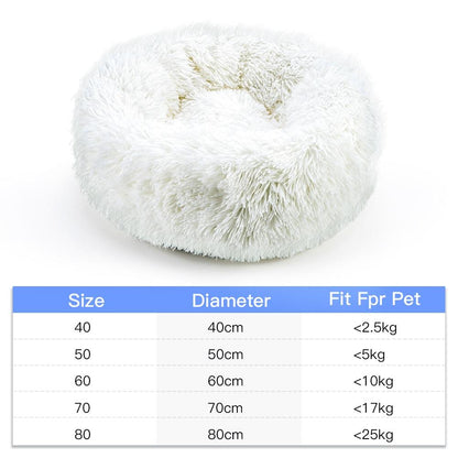 Donut Faux Fur Pet Bed - My Little Fresh