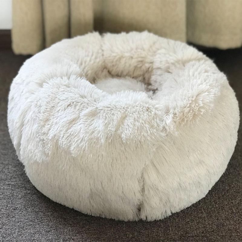 Donut Faux Fur Pet Bed - My Little Fresh