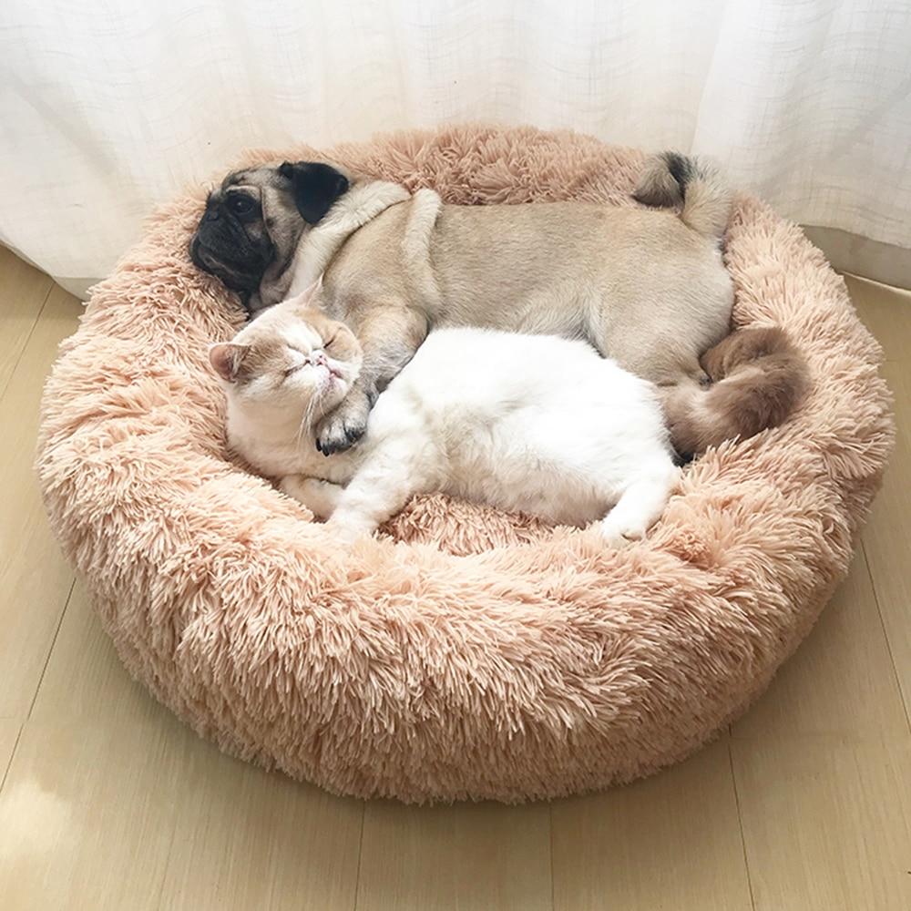 Donut Faux Fur Pet Bed - My Little Fresh