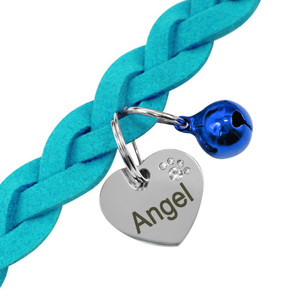 Personalized Braided Pet Collar - My Little Fresh
