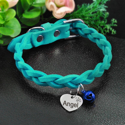 Personalized Braided Pet Collar - My Little Fresh