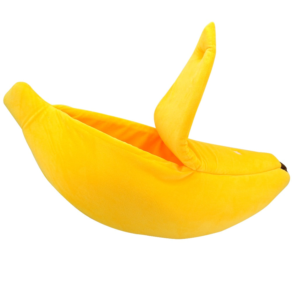 Cute Banana Cat Bed - My Little Fresh