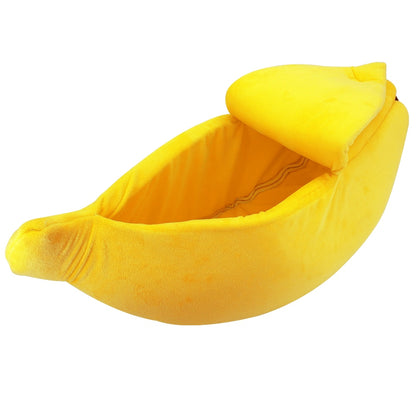 Cute Banana Cat Bed - My Little Fresh