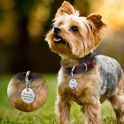 Custom Engraved Dog Tag - My Little Fresh