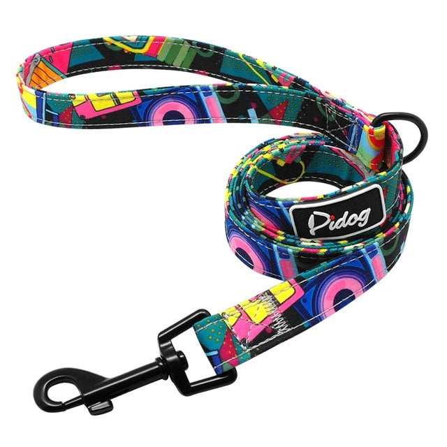 Nylon Printed Dog Leash - My Little Fresh