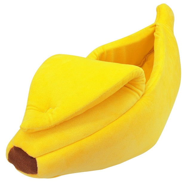 Cute Banana Cat Bed - My Little Fresh