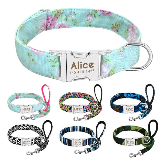 Personalized Nylon Dog Collar - My Little Fresh