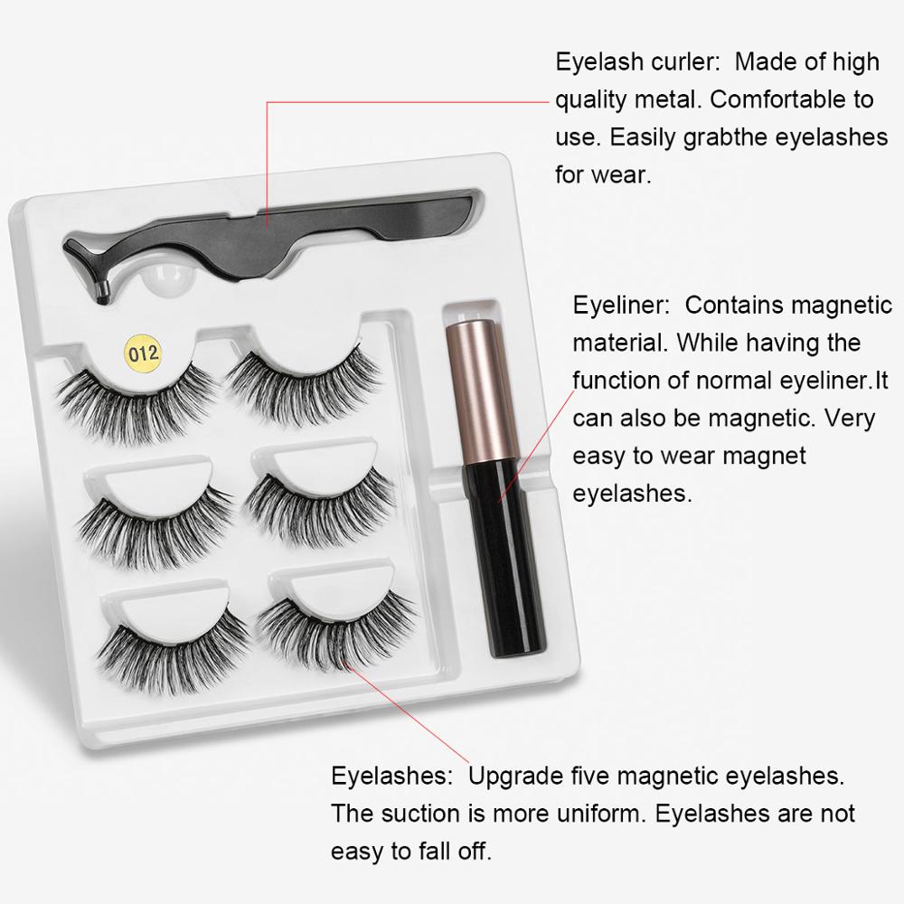 3 Pairs Magnetic Eyelashes Set - My Little Fresh