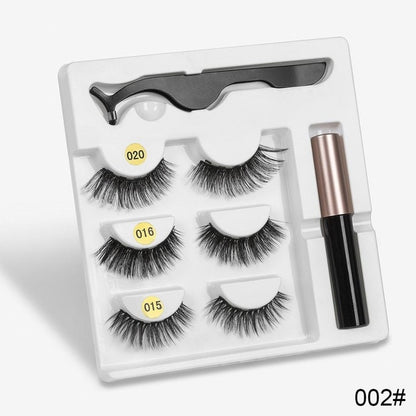 3 Pairs Magnetic Eyelashes Set - My Little Fresh