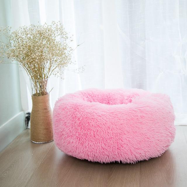 Donut Faux Fur Pet Bed - My Little Fresh