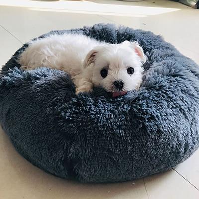 Donut Faux Fur Pet Bed - My Little Fresh