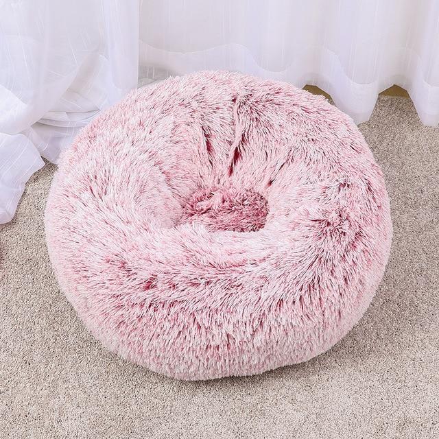 Donut Faux Fur Pet Bed - My Little Fresh