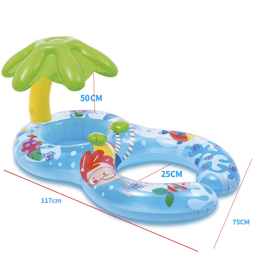 Mother Baby Sunshade Swimming Float - My Little Fresh