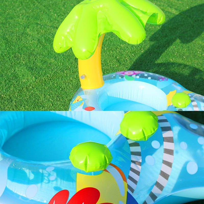 Mother Baby Sunshade Swimming Float - My Little Fresh