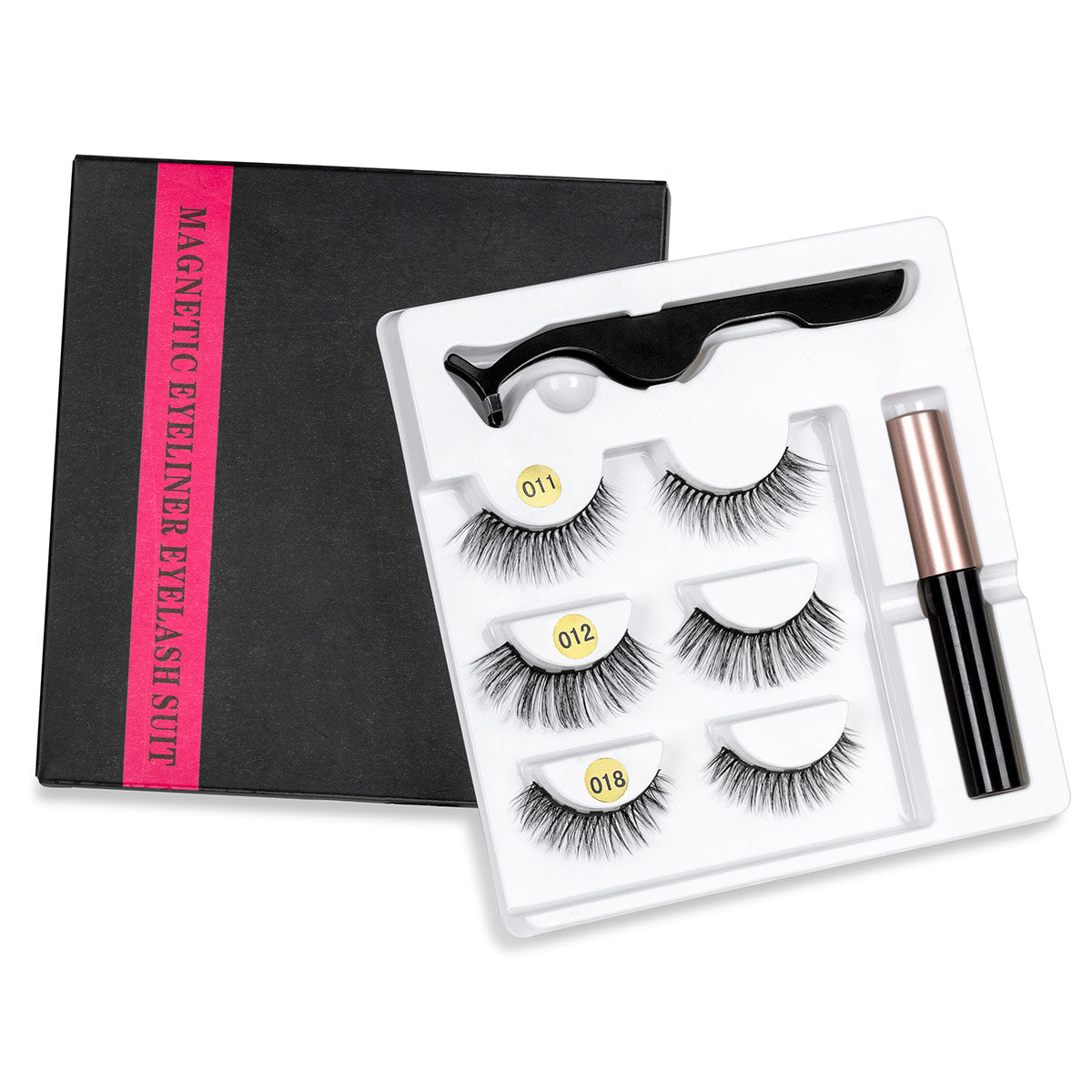 3 Pairs Magnetic Eyelashes Set - My Little Fresh