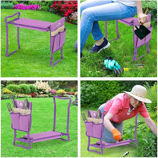 Garden Foldable Kneeler & Seater + Tools Bag - My Little Fresh